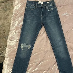 Classic Frame high waist skinny jeans